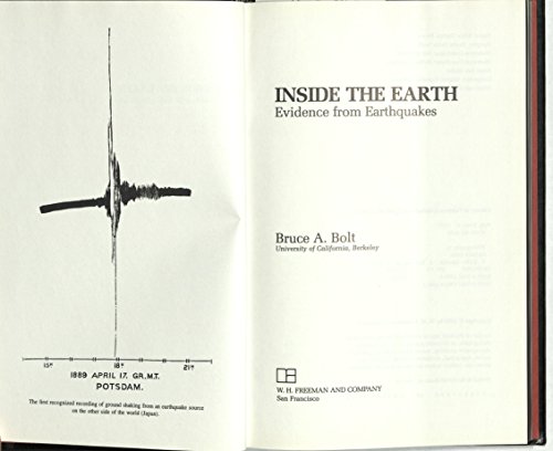Stock image for Inside the Earth : Evidence From Earthquakes for sale by Better World Books