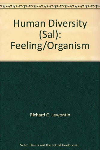 9780716714705: Human Diversity (Sal): Feeling-Organism