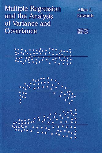 Beispielbild fr Multiple Regression and the Analysis of Variance and Covariance zum Verkauf von Better World Books: West