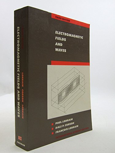 Imagen de archivo de Electromagnetic Fields and Waves/International Students Edition a la venta por Byrd Books