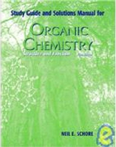 Stock image for Study Guide and Solutions Manual for Organic Chemistry for sale by Wonder Book