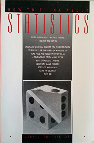 Imagen de archivo de How to think about statistics (A Series of books in psychology) a la venta por Wonder Book