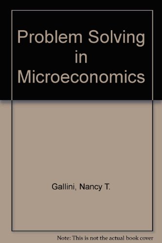 9780716719410: Problem Solving in Microeconomics: A Study Guide for Eaton and Eatons Microeconomics