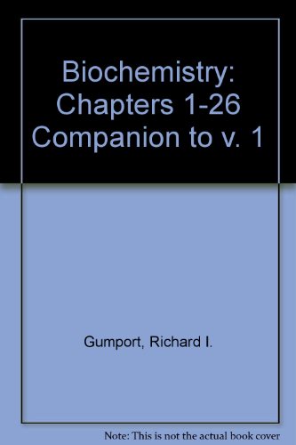 Beispielbild fr Biochemistry: Chapters 1-26 Companion to v. 1 zum Verkauf von medimops