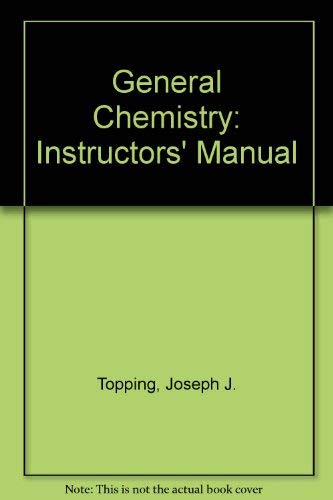 9780716720133: Instructors' Manual (General Chemistry)