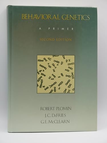 Stock image for Behavioral Genetics: A Primer (Series of Books in Psychology) for sale by HPB-Red