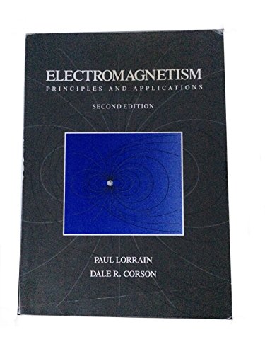 Imagen de archivo de Electromagnetism: Principles and Applications a la venta por Brit Books
