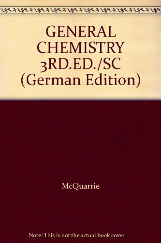 Beispielbild fr General Chemistry zum Verkauf von Better World Books Ltd
