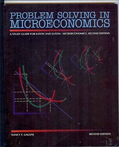 Imagen de archivo de Prob Solv in Microec 2e: The Ori a la venta por SecondSale