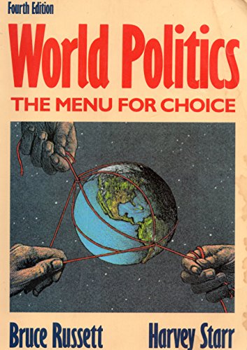 Stock image for World Politics: The Menu for Choice for sale by RIVERLEE BOOKS