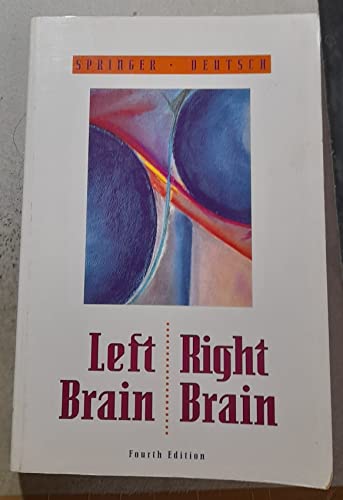 9780716723738: Left Brain, Right Brain