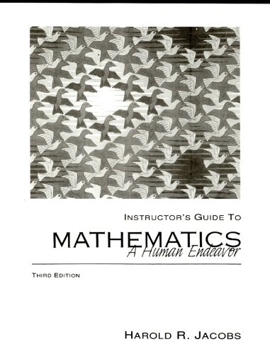 9780716724223: Instructor's Manual (Maths a Human Endeavor, 3e Im)