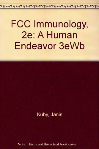 9780716725435: FCC Immunology, 2e: A Human Endeavor 3eWb