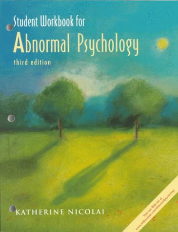 Beispielbild fr Abnormal Psychology zum Verkauf von PsychoBabel & Skoob Books