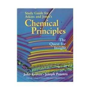 Imagen de archivo de Study Guide (Chemical Principles: The Quest for Insight) a la venta por WorldofBooks