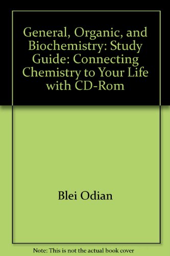 Stock image for Study Guide for General, Organic, and Biochemistry for sale by HPB-Red