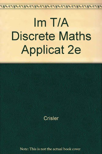 Stock image for Im T/A Discrete Maths Applicat 2e for sale by Solr Books