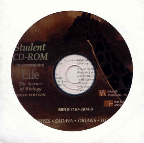 Student CD-Rom to Accompany Life: The Science of Biology 6e (9780716738749) by Purves, William K.; Sadava, David E.; Orians, Gordon H.; Heller, H. Craig