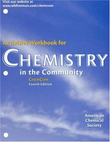 Imagen de archivo de Chemistry in the Community Activities Workbook a la venta por ThriftBooks-Atlanta