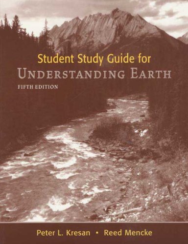 Imagen de archivo de UNDERSTANDING EARTH: STUDENT STUDY GUIDE a la venta por Basi6 International