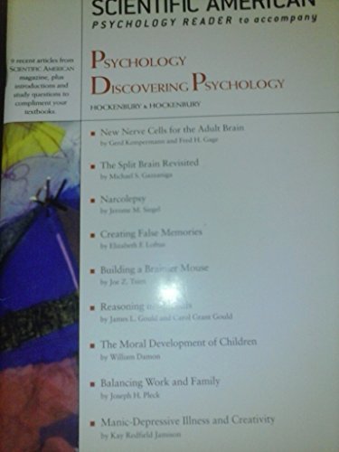 Scientific American Psychology Reader to Accompany Psychology / Discovering Psychology, Hockenbury/Hockenbury (9780716751519) by Scientific American