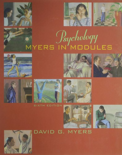 Stock image for Psychology: Myers in Modules, 6th for sale by a2zbooks