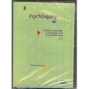 PsychInquiry: Student Activities in Research and Critical Thinking CD-ROM (9780716753506) by Ludwig, Thomas