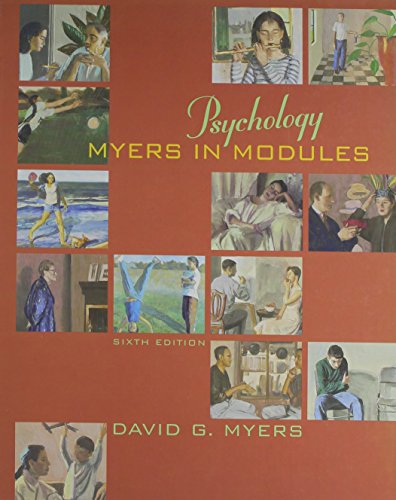 Imagen de archivo de Psychology, Sixth Edition in Modules C & CDR PsychSim/PsychQuest & Sci Amer Rdr: Hardcover Edition a la venta por Anderson Book