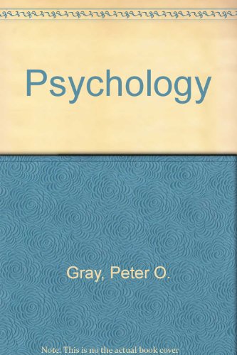 Psychology 4e & Study Guide (9780716755098) by Gray, Peter O.; Trahan, Mary