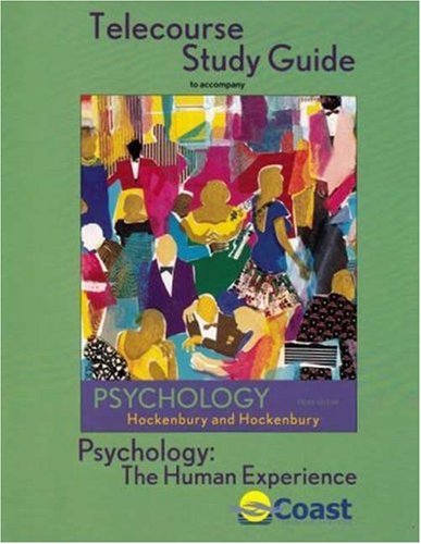 Stock image for Telecourse Study Guide to accompany Psychology: The Human Experience for sale by HPB-Red