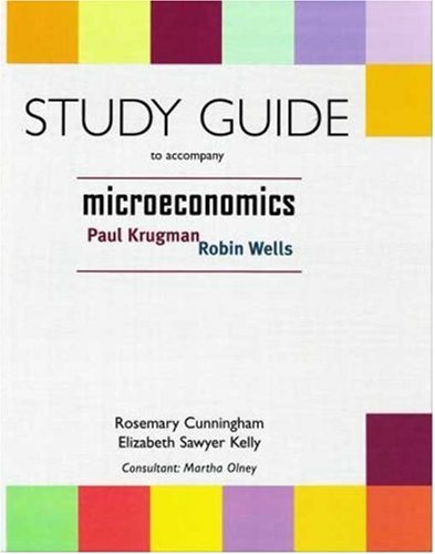 Beispielbild fr Microeconomics Study Guide zum Verkauf von SecondSale