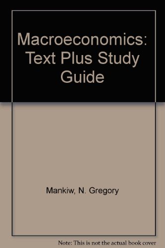 Macroeconomics & Study Guide (9780716758495) by Mankiw, N. Gregory