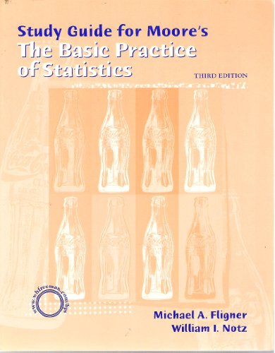 Imagen de archivo de The Basic Practice of Statistics Study Guide a la venta por Better World Books: West