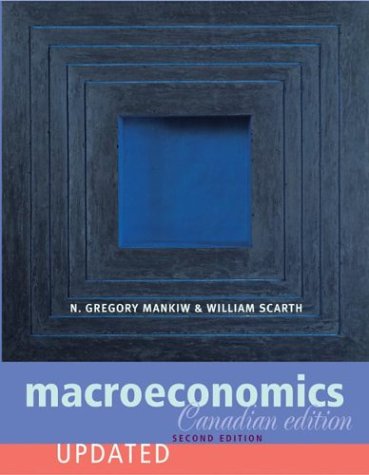 Imagen de archivo de Macroeconomics, Canadian Edition a la venta por ThriftBooks-Dallas