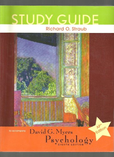 Psychology Ap Study Guide (9780716761372) by Meyers, David G.