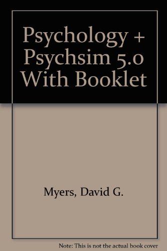 Psychology & PsychSim 5.0 (9780716761426) by Myers, David G.