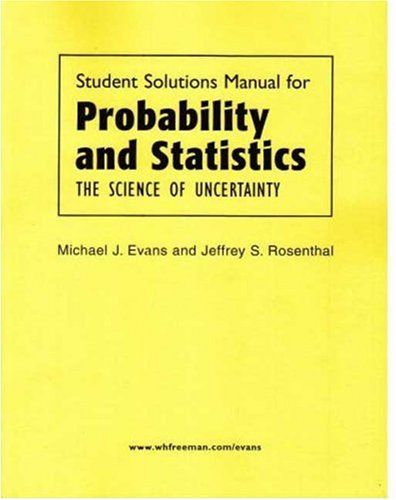 9780716762195: Probability and Statistics: The Science of Uncertainty