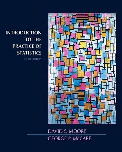 Introduction to the Practice of Statistics, w. CD-ROM - Moore, David S., George P. McCabe and George P. MacCabe