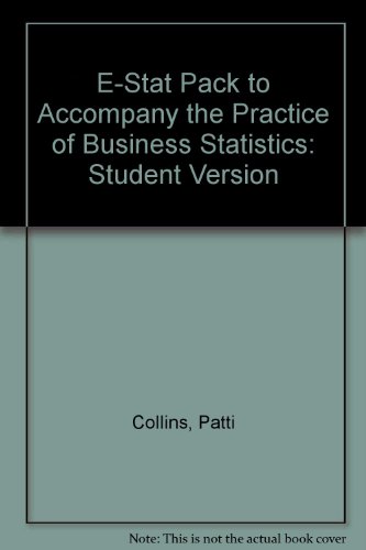 E-STAT Pack (Student) for The Practice of Business Statistics (9780716763055) by Moore, David S.