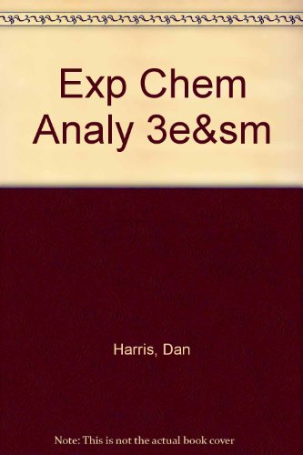 Beispielbild fr Exploring Chemical Analysis & Solutions Manual zum Verkauf von dsmbooks