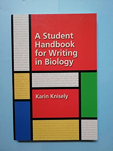 Stock image for A Student Handbook for Writing in Biology for sale by Bingo Used Books