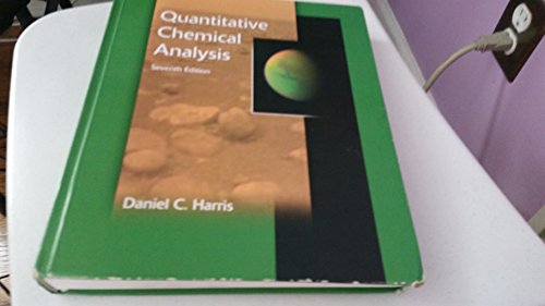 Beispielbild fr Quantitative Chemical Analysis zum Verkauf von Better World Books: West