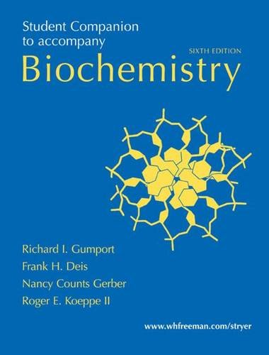 Stock image for Student Companion to Accompany Biochemistry for sale by ThriftBooks-Dallas