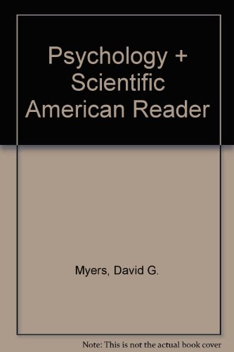 Psychology + Scientific American Reader (9780716771258) by Myers, David G.