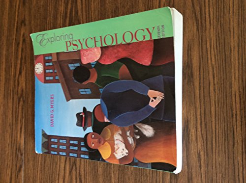 Imagen de archivo de Exploring Psychology a la venta por Better World Books