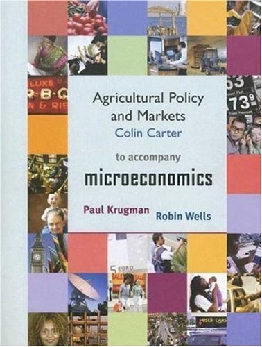 Agricultural Policy and Markets (9780716773214) by Carter, Colin