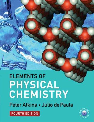 Beispielbild fr The Elements of Physical Chemistry zum Verkauf von BooksRun