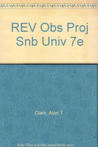 Beispielbild fr Universe Revised Observing Projects: using Starry Night Backyard and Deep Space Explorer zum Verkauf von HPB-Red