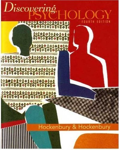 Discovering Psychology And Study Guide ( Fourth Edition) (9780716776611) by Don H. Hockenbury; Sandra E. Hockenbury; Cornelius Rea