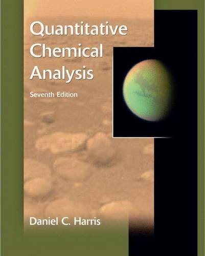 Beispielbild fr Quantitative Chemical Analysis zum Verkauf von WorldofBooks